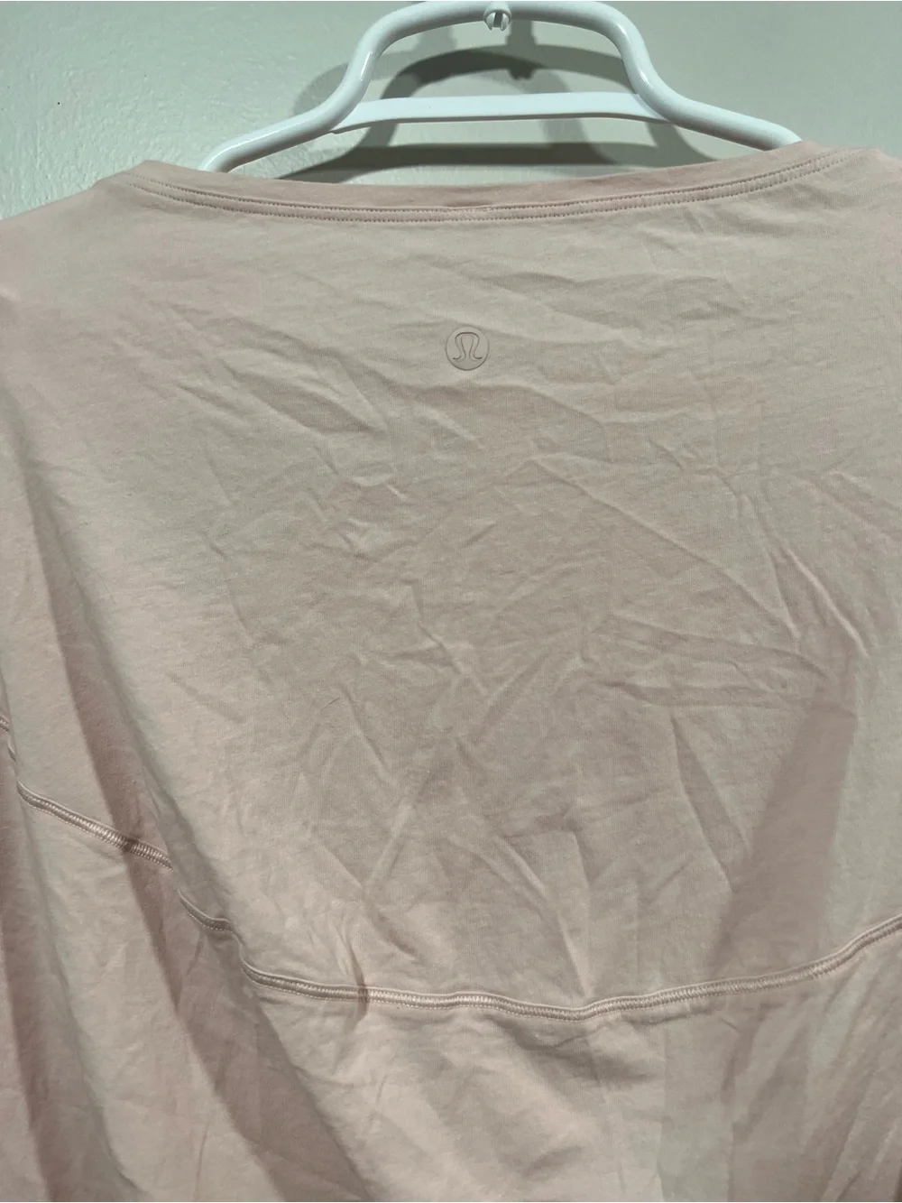 Lululemon Back in Action Light Pink Long Sleeve Top Size 4